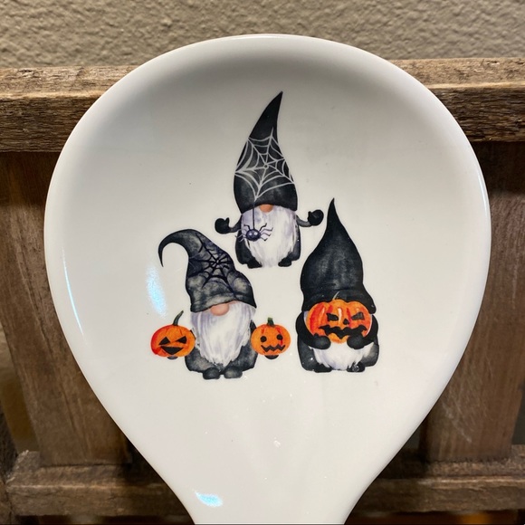 Halloween Gnome Spoon,  Witch Gnomes Melamine Spoon Rest, Halloween Witch Gnomes - Picture 5 of 13